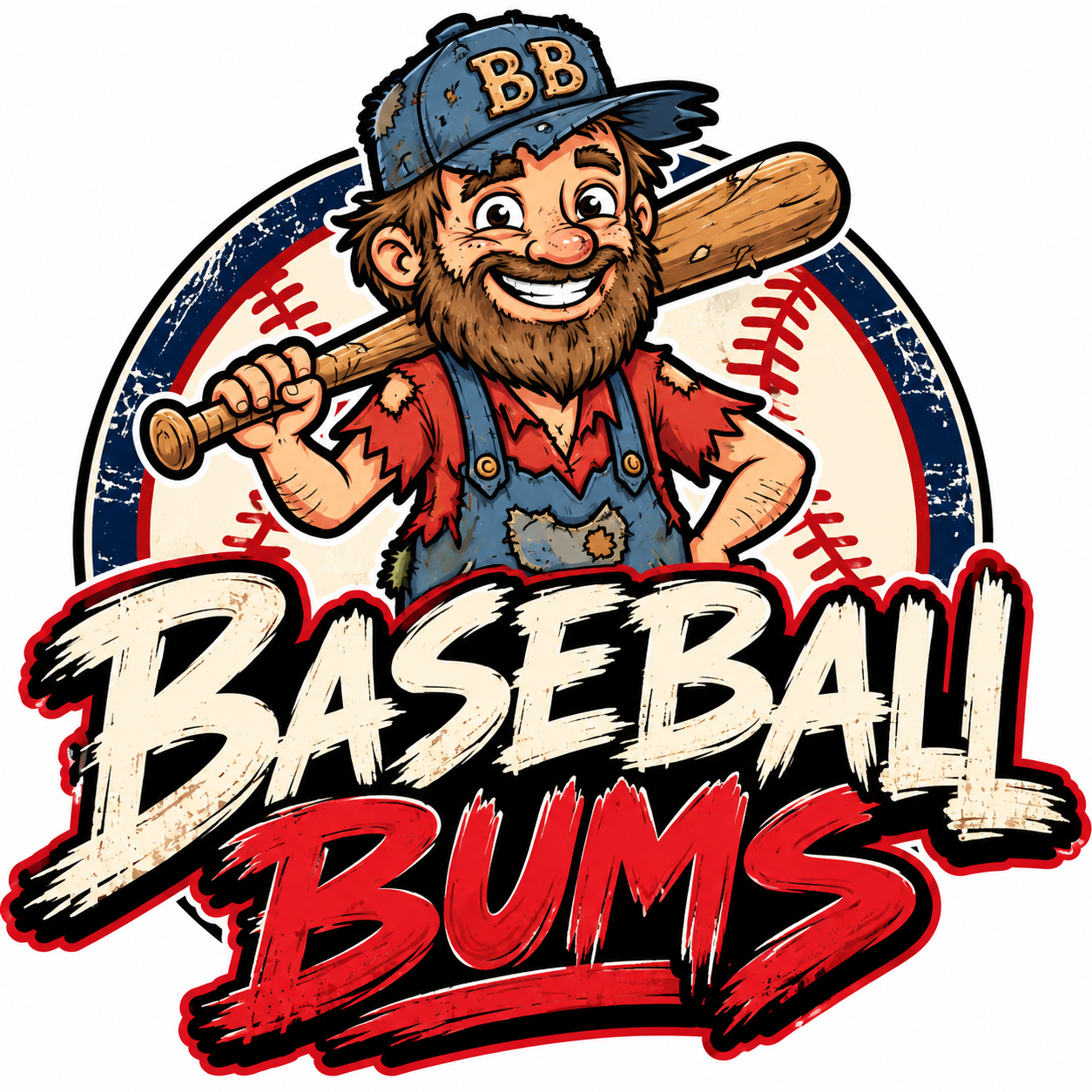 Baseball-Bums-Mascot-Logo-1